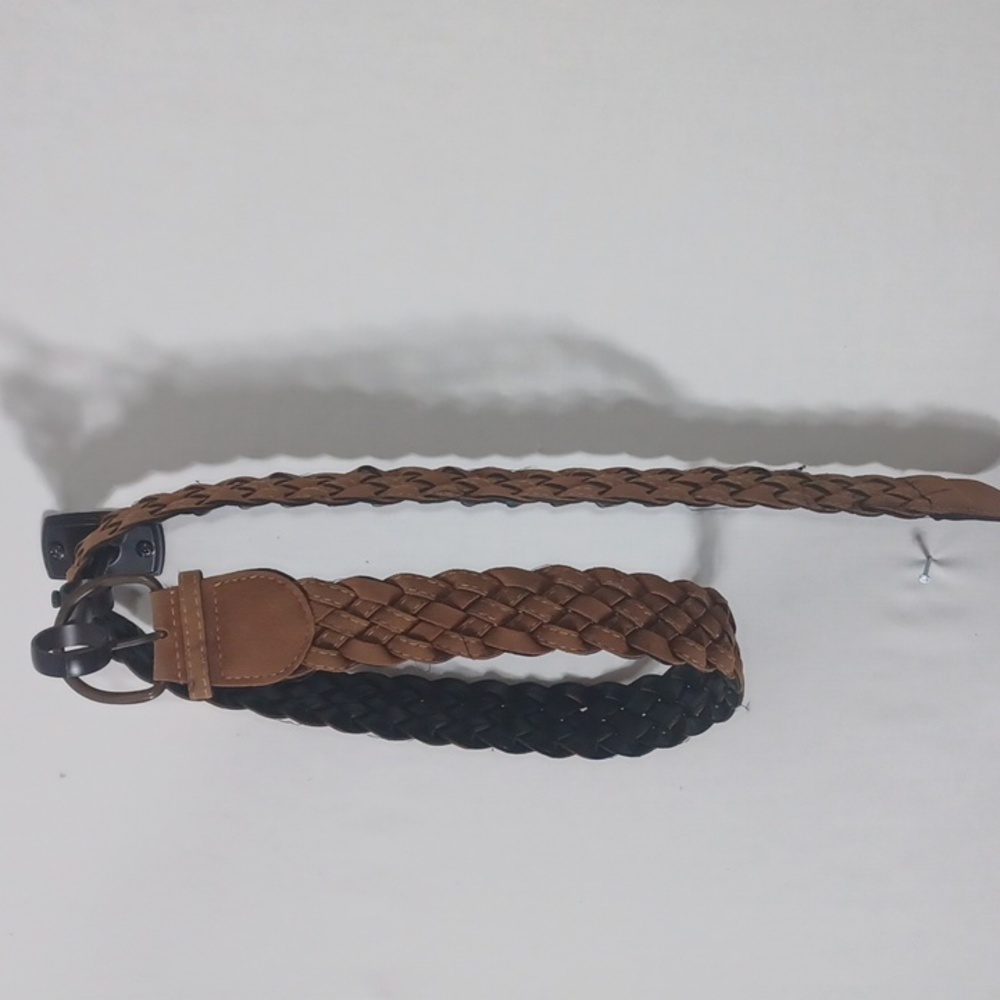 Braided Leather Belt Size 10